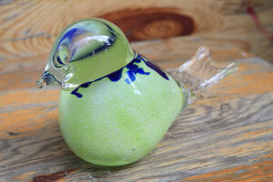 Glass Bird Milky Green