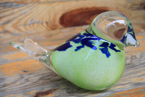 Glass Bird Milky Green
