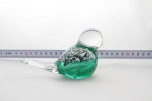 Glass Bird Green Patterns
