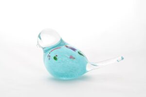 Glass Bird Light Blue