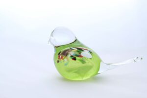 Green Glass Bird Design Green Glass Bird Design
