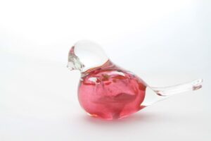 Glass Bird Light Pink