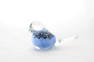 Glass Bird Blue Patterns Glass Bird Blue Patterns