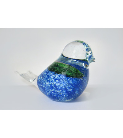 Glass Bird Blue Green